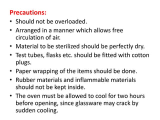 Sterilization by heat PPTX