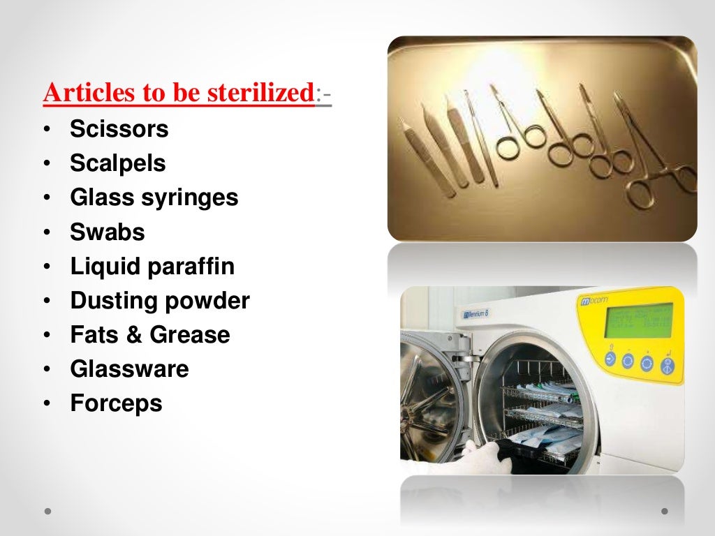 Sterilization disinfection in oral and maxillofacial surgery