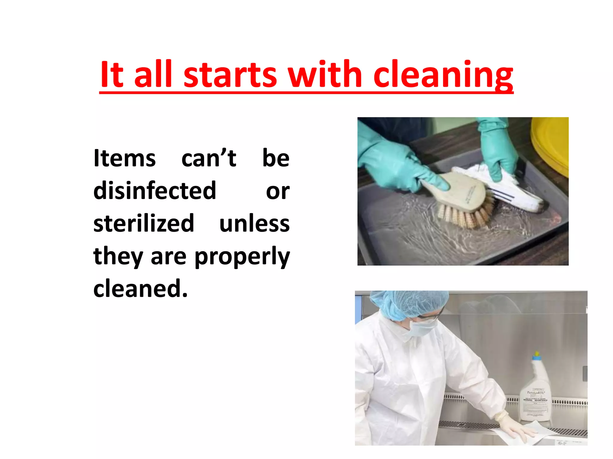Can Items Be Disinfected Without Being Cleaned