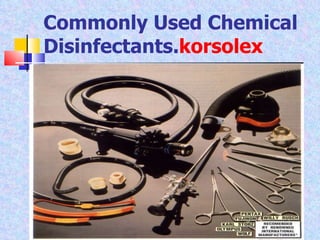 Commonly Used Chemical Disinfectants. korsolex 