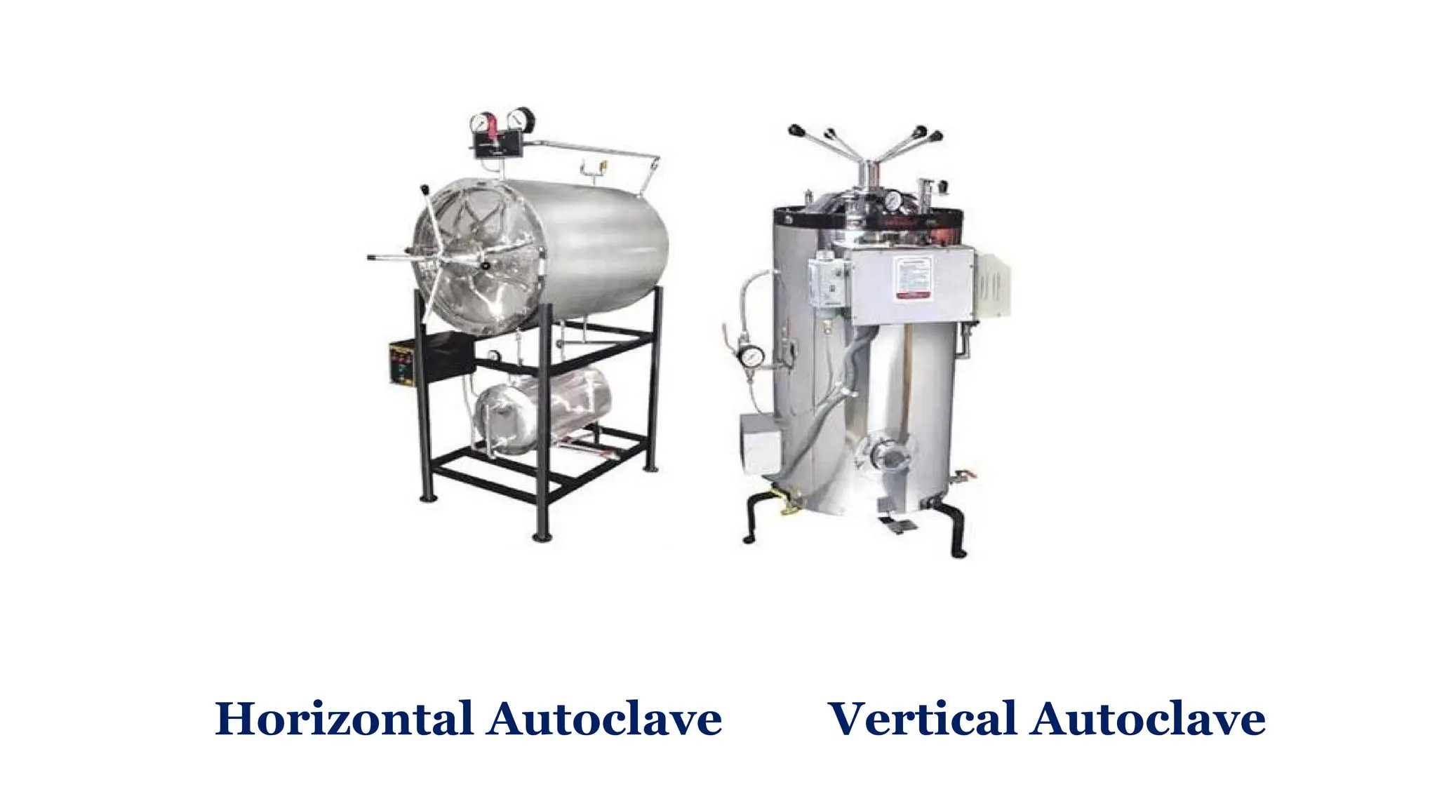 Horizontal Autoclave Vertical Autoclave
 