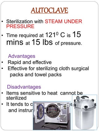 Sterilization Of Operative &amp; Endodontic Instruments