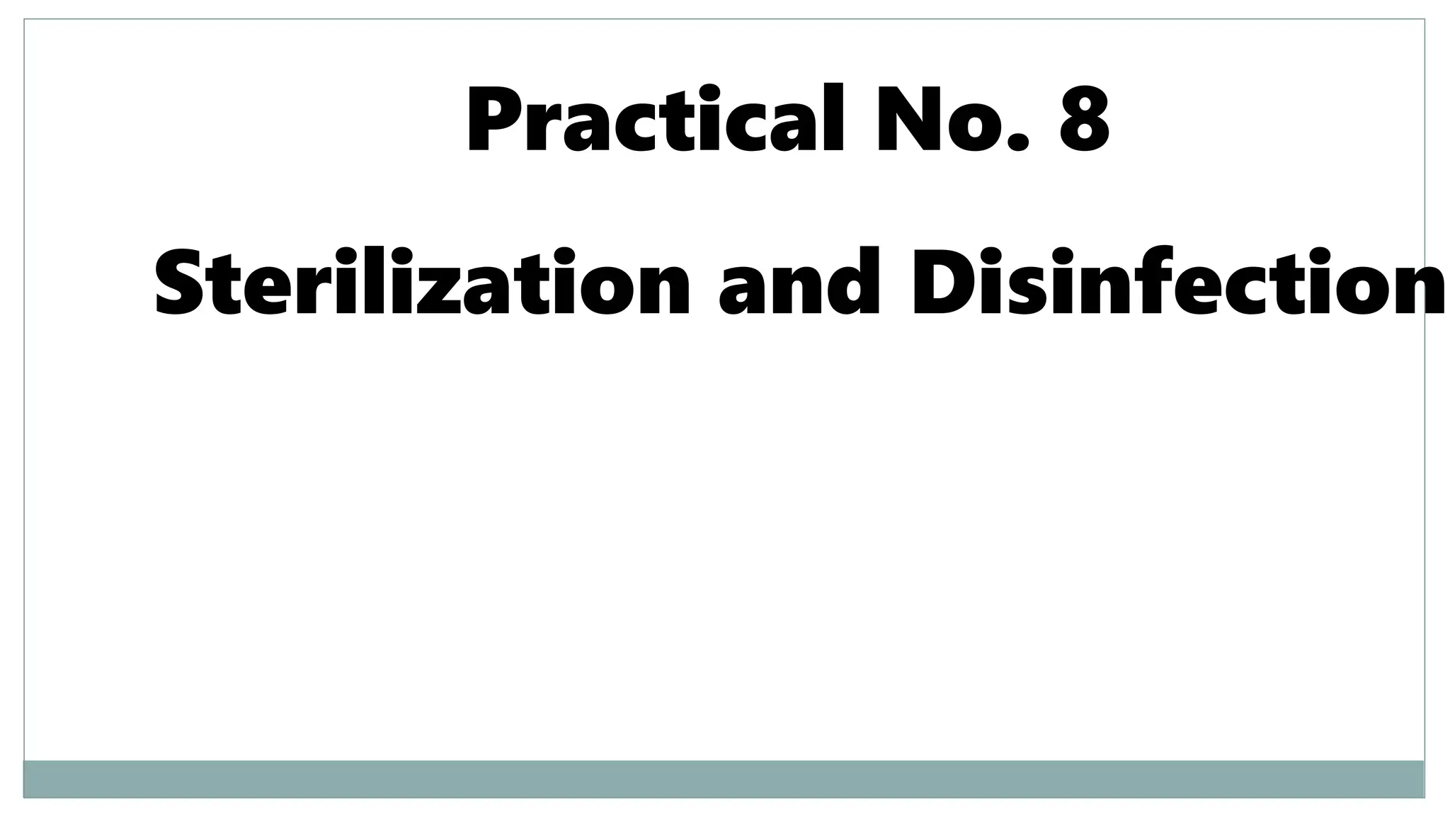 sterilization pharmaceuticals by various methods PPT