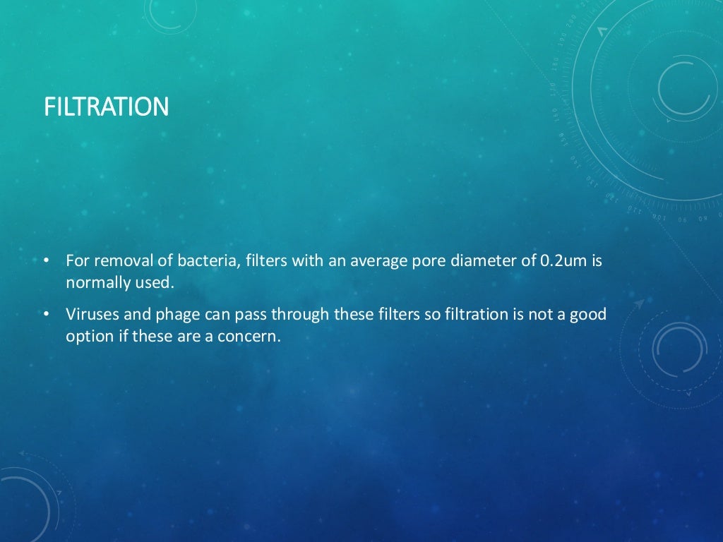 Sterilization techniques