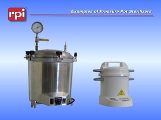 Examples of Pressure Pot Sterilizers 