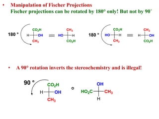 Fischer Projection Rotation Steriochemistry syb sc | PPTX