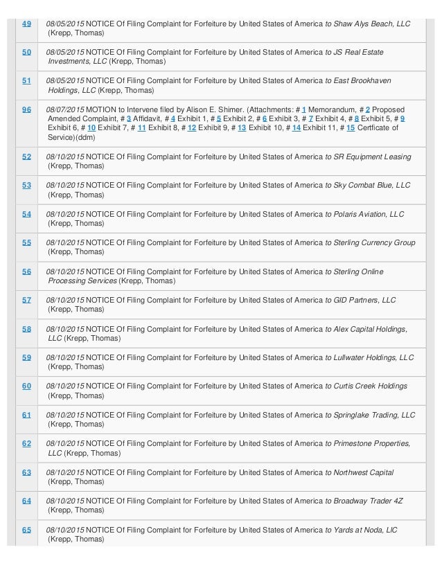 sterling currency group dinar banker court documents updated 10 16 20 sterling currency group