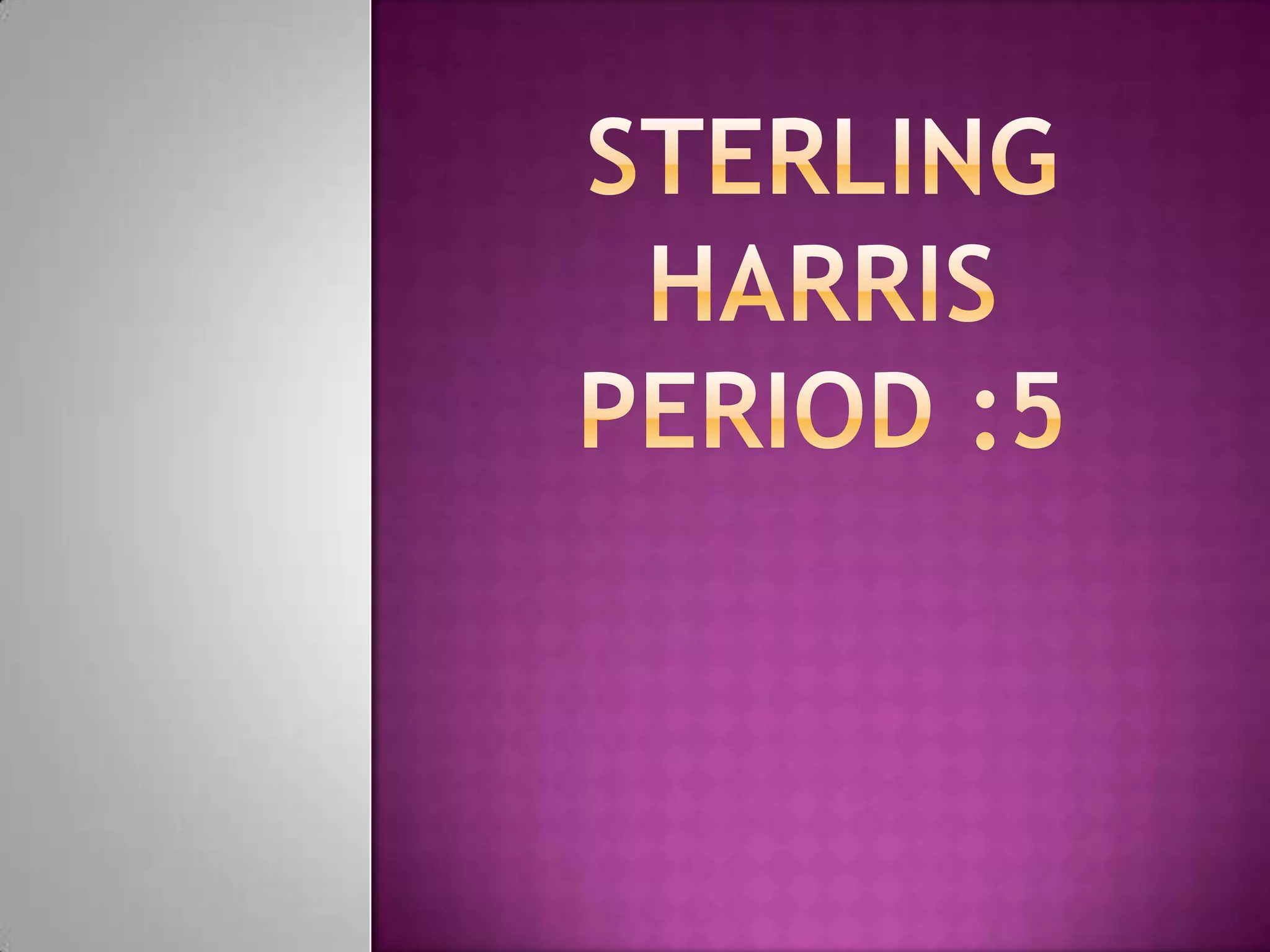 sterling-harris-ppt