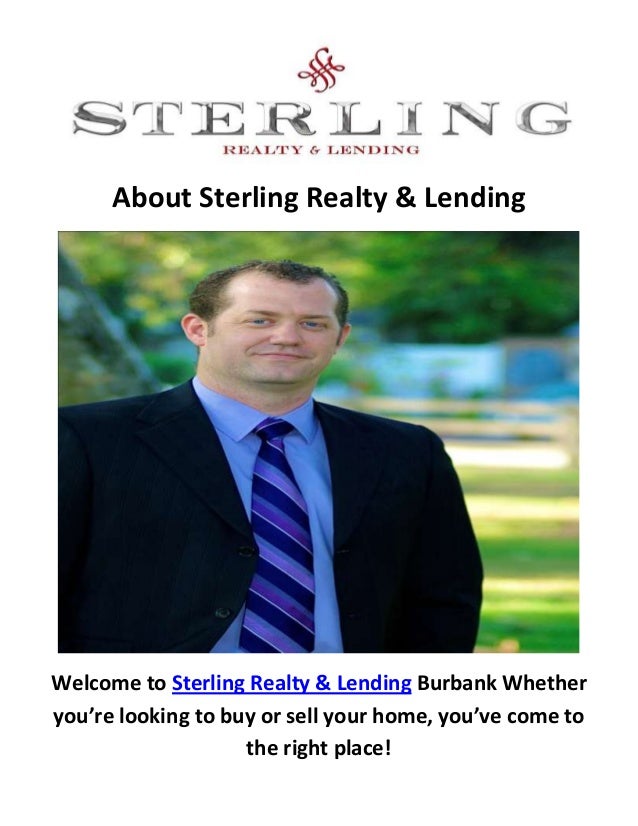 Sterling Realty & Lending Real Estate Agent in Burbank, CA