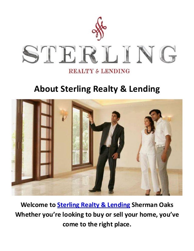 Sterling Realty & Lending Real Estate Agent in Sherman Oaks, CA