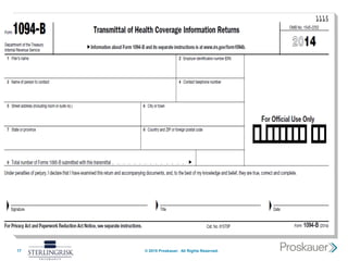 17 © 2015 Proskauer. All Rights Reserved.
 