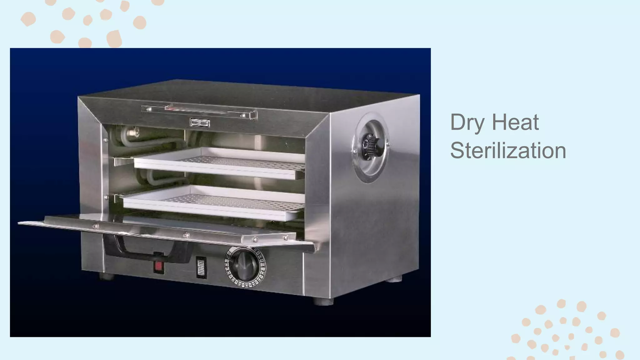 Dry Heat
Sterilization
 