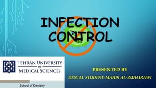 Sterlization and disinfection in dentistry