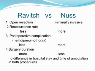 Ravitch Incision Sternal/ Chest wall deformities and Tumors | PPTX