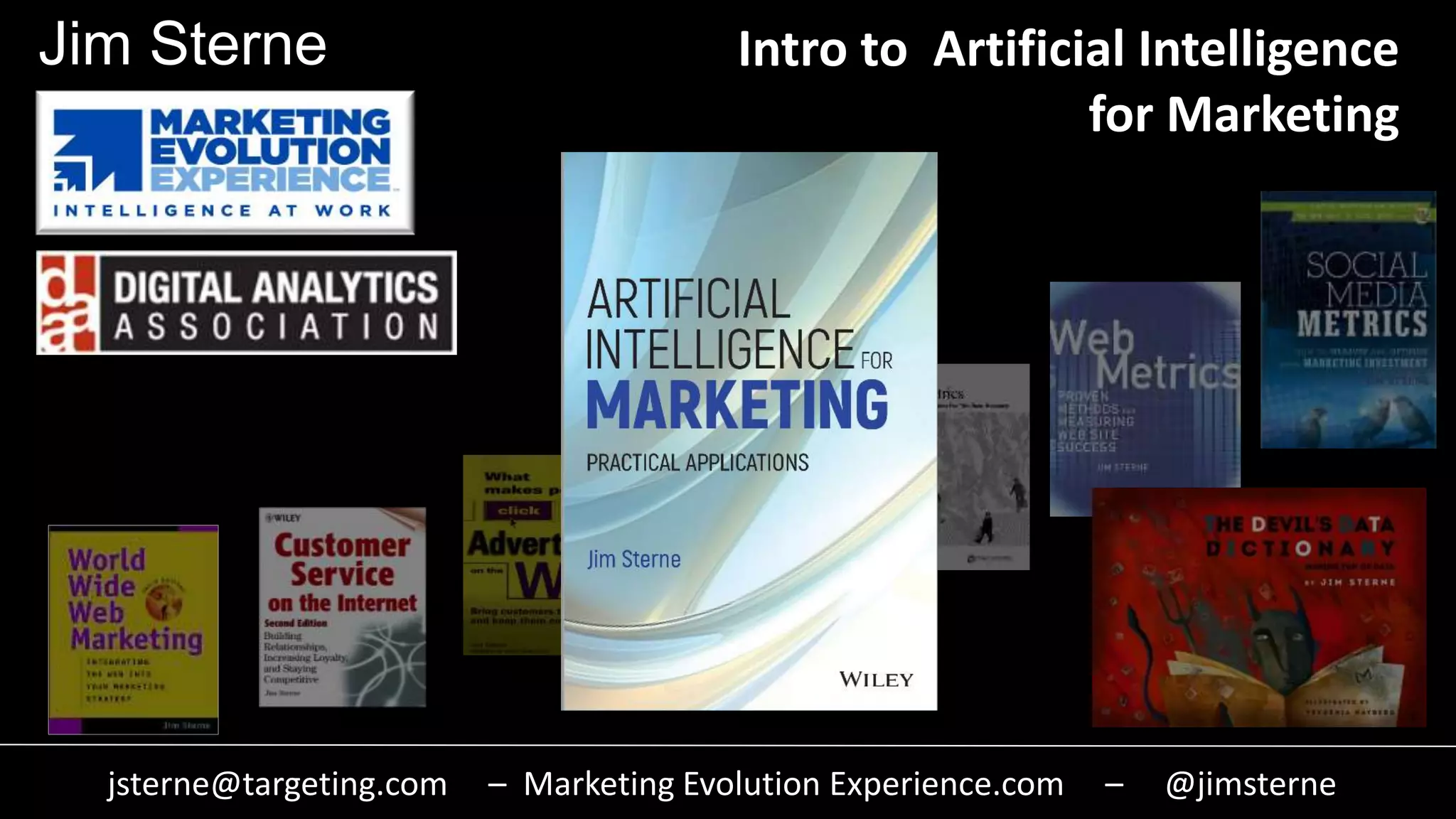 Artificial Intelligence in Marketing with Jim Sterne | PPTX