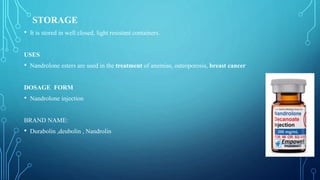 Steroidal drugs(D. Pharmacy) | PPTX