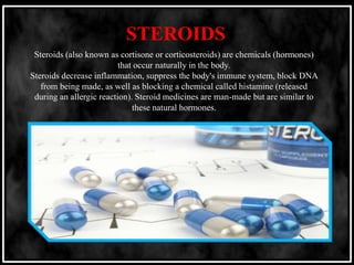 Steroids abuse and misuse Slide 3