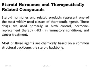 Comprehensive Overview of Steroids and Steroid Hormones in Therapeutics ...