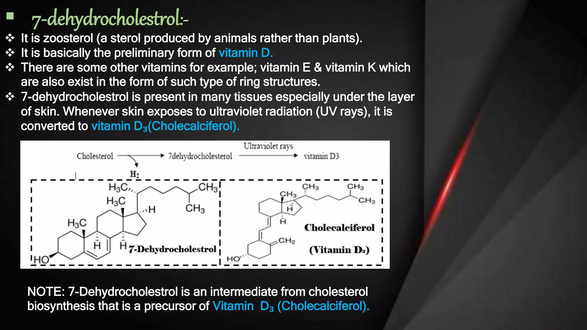 Steroid, sterol & metabolism of cholesterol | PPTX