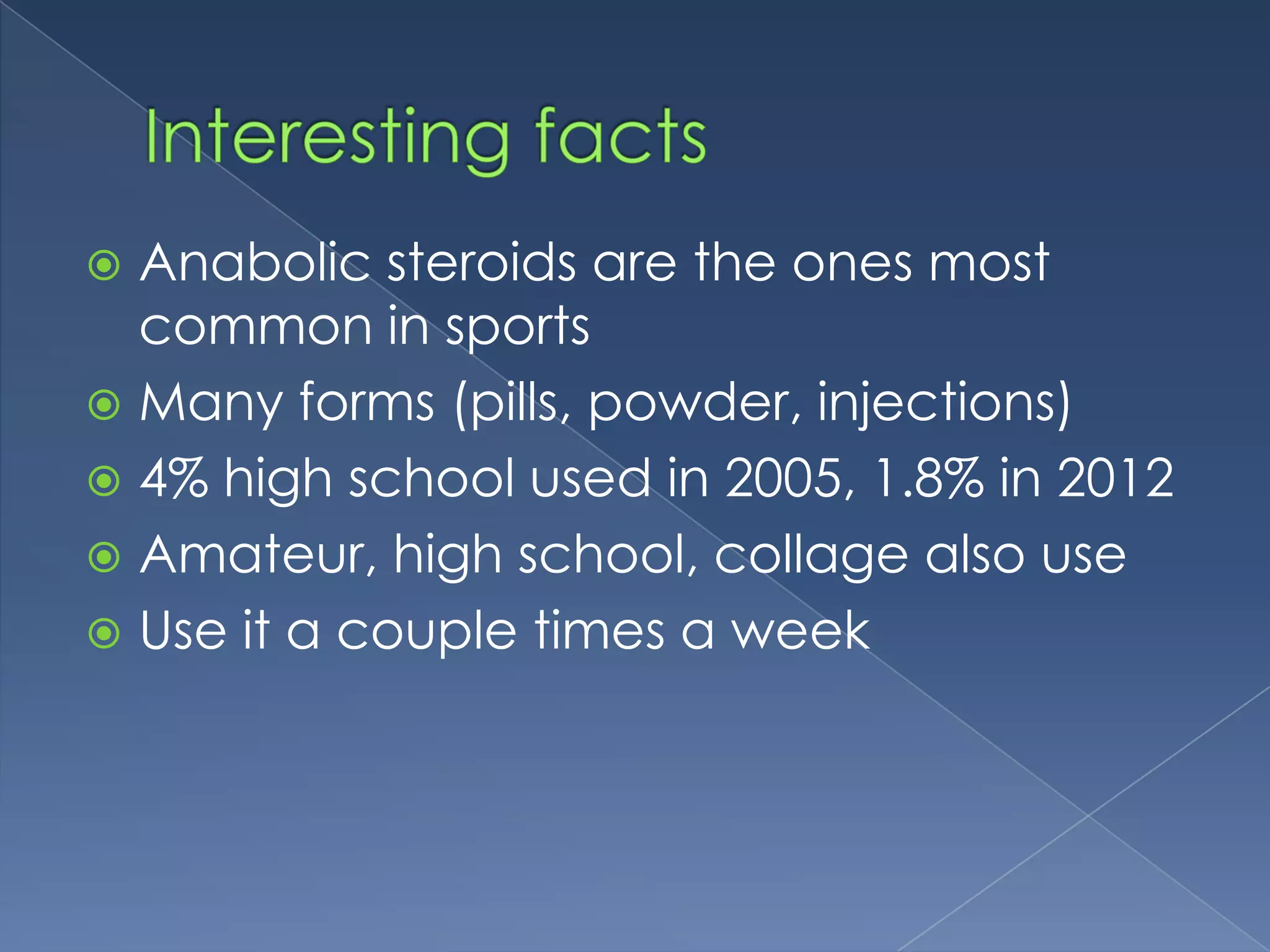 Steroid use in sports | PPT
