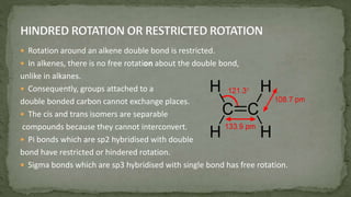 Restricted Bond Rotation Steroisomerism | PPTX