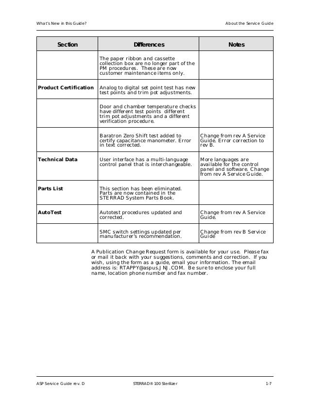 Sterrad 100 sterilizer_-_service_guide