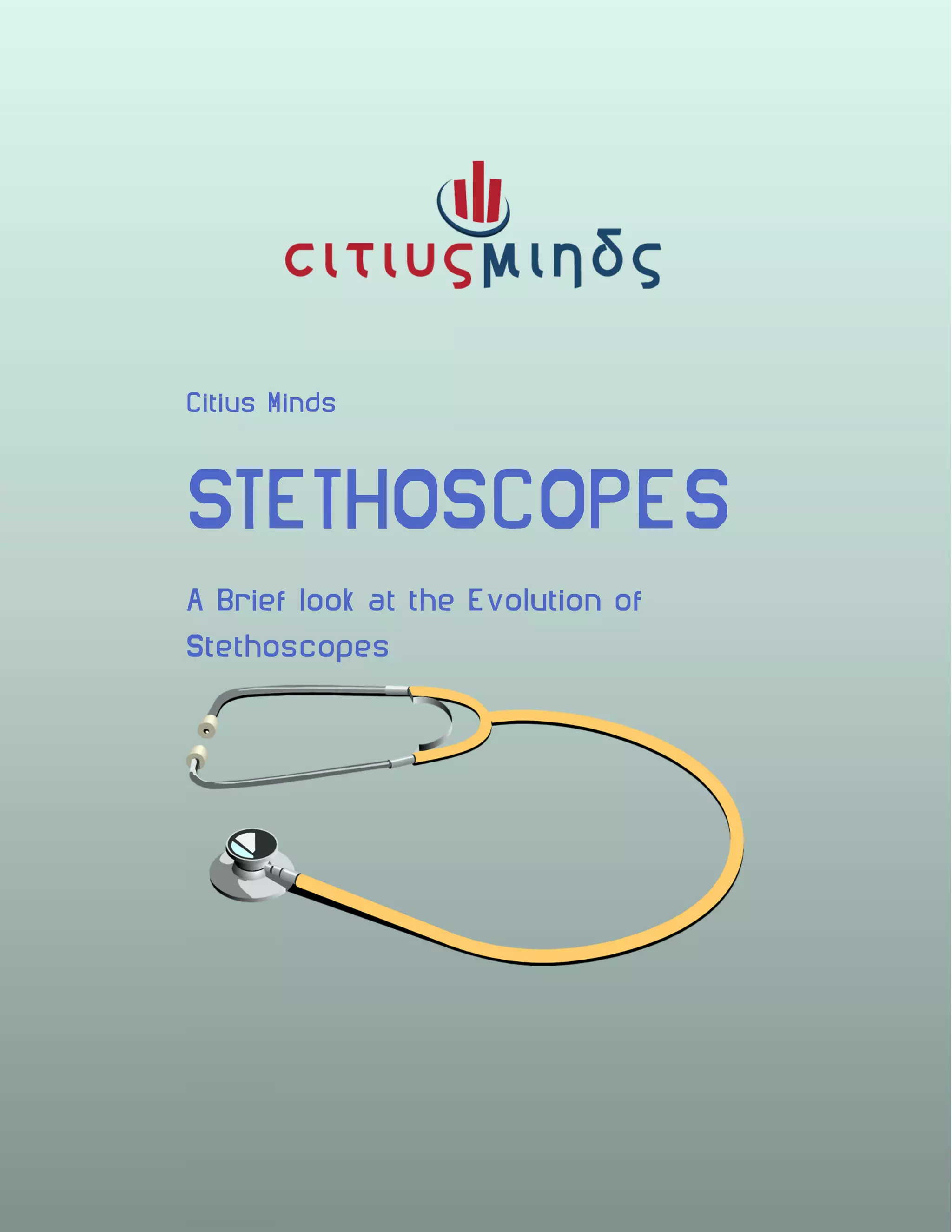 Evolution of Stethoscopes Patent Analysis PDF