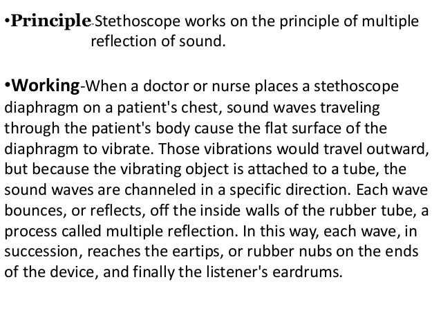 stethoscope sphygmomanometer stethoscope how it works