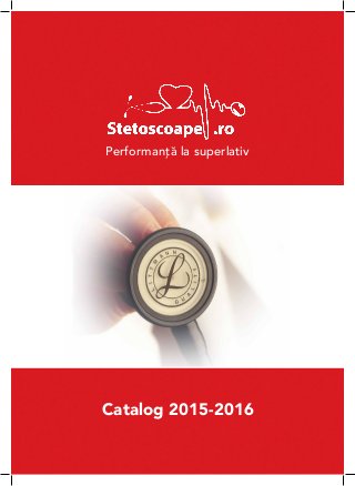 Catalog 2015-2016
Performanță la superlativ
 