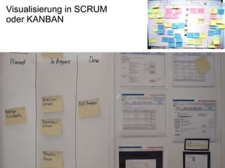 Visualisierung in SCRUM  oder KANBAN 