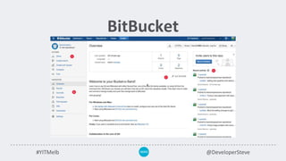 #YITMelb @DeveloperSteve
BitBucket
 