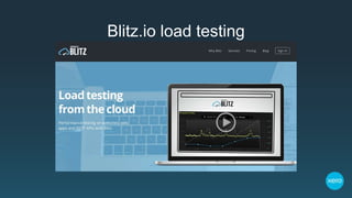Blitz.io load testing
 