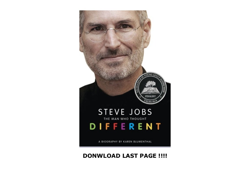 steve jobs book the man who thought different steve jobs book the man who thought different