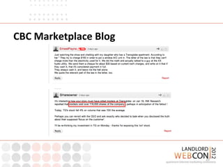 CBC Marketplace Blog




                       20
 