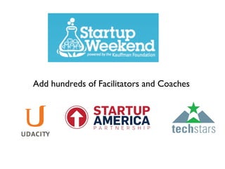 Add hundreds of Facilitators and Coaches
 