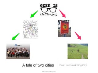 TellusVenture Associates
A tale of two cities San Leandro & King City
 