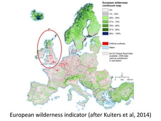 UK wilderness continuum (after JMT, 2010) 
 