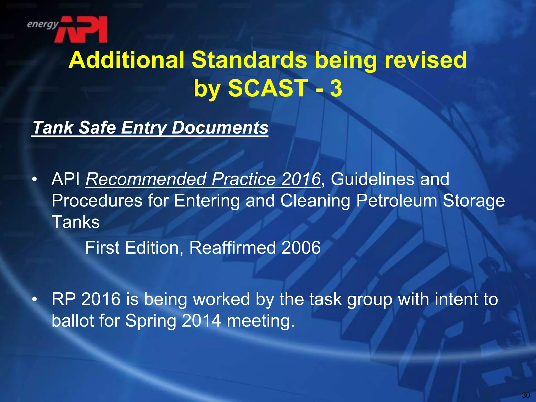 SteveCrimaudoAPITankStandardsUpdate.ppt