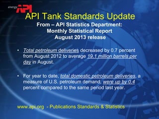 SteveCrimaudoAPITankStandardsUpdate.ppt