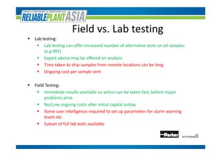 Steve dye onsite oil analysis with astm compliant ftir intruments | PDF