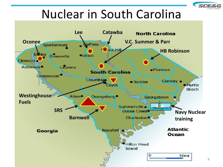 How many nuclear power plants are in north carolina information