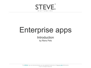 Steve enterprise appsfinal
