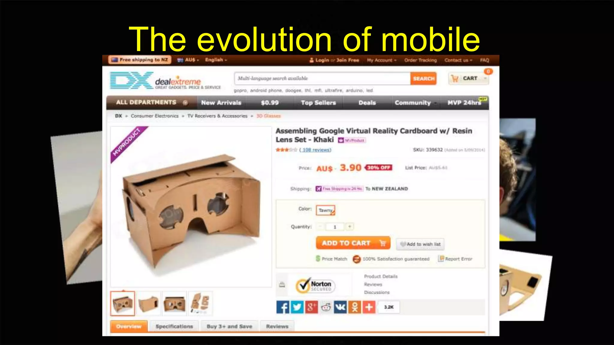 The evolution of mobile
 