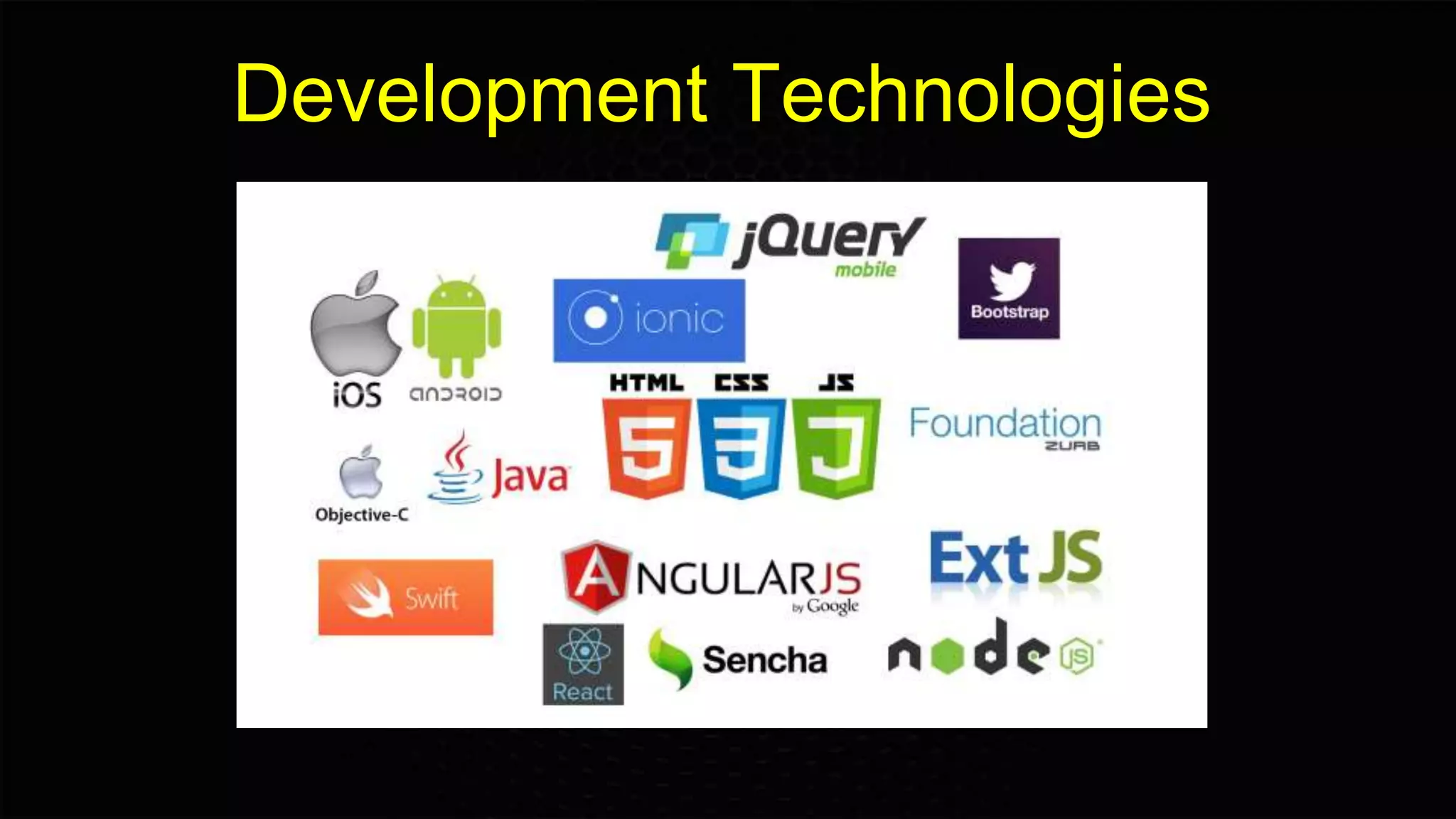Development Technologies
 