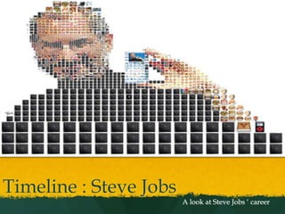 Timeline : Steve Jobs A look at Steve Jobs ‘ career 