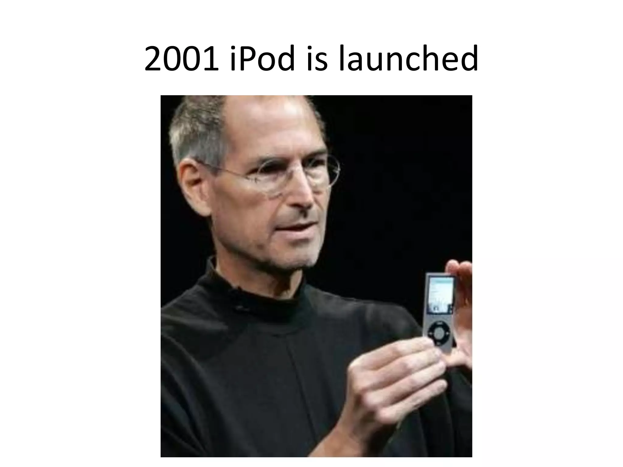 2001 iPod is launched