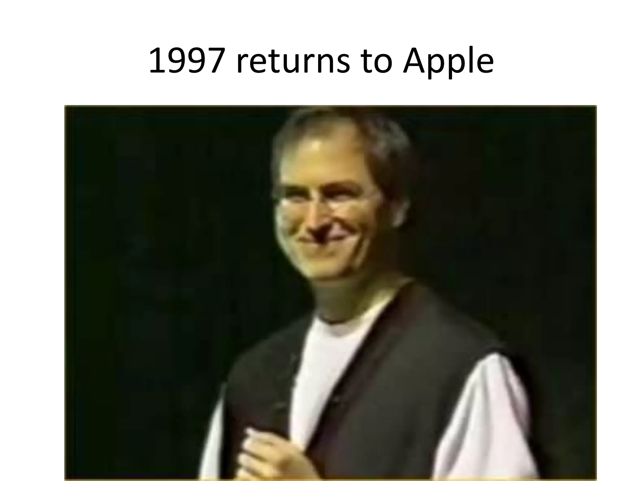 1997 returns to Apple