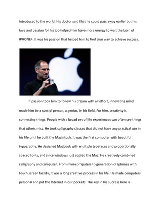 Steve jobs | PDF