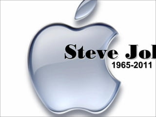 Steve JobSteve Job1965-20111965-2011
 