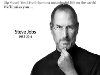 Steve jobs as a contributor